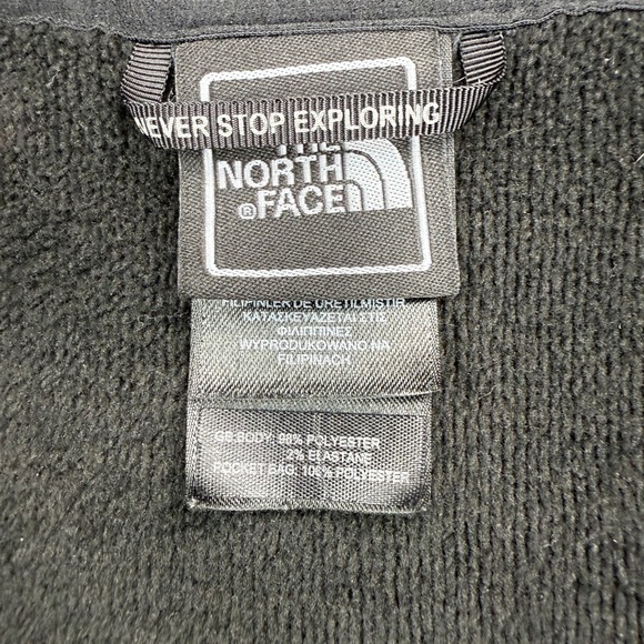 The North Face Womens Medium Arcata Jacket Black Asymmetrical Full Zip - Picture 6 of 11